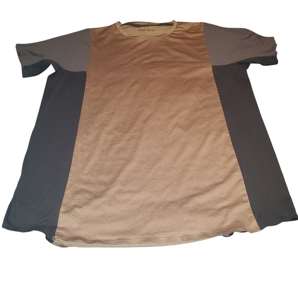 Lululemon X Robert Geller Size L Pink Grey Take The Moment Short Sleeve Tee